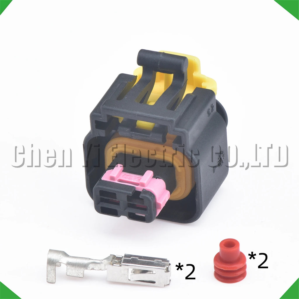 2-Pin Wire Harness Harness Automobile Waterproof Housing fuel injector