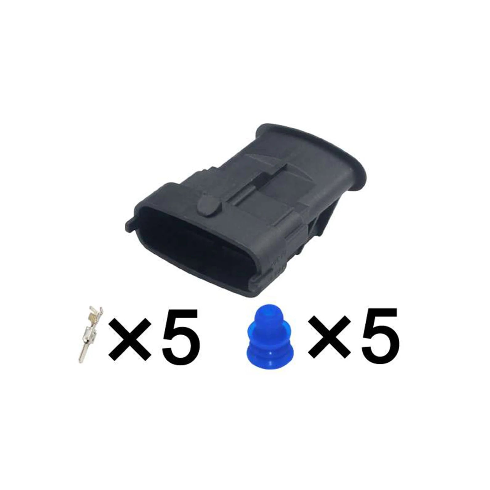 5Pin Connector Waterproof 3.5mm Male Female Connector Auto Wiring Harness Cable Socket 1928405136 1928403738