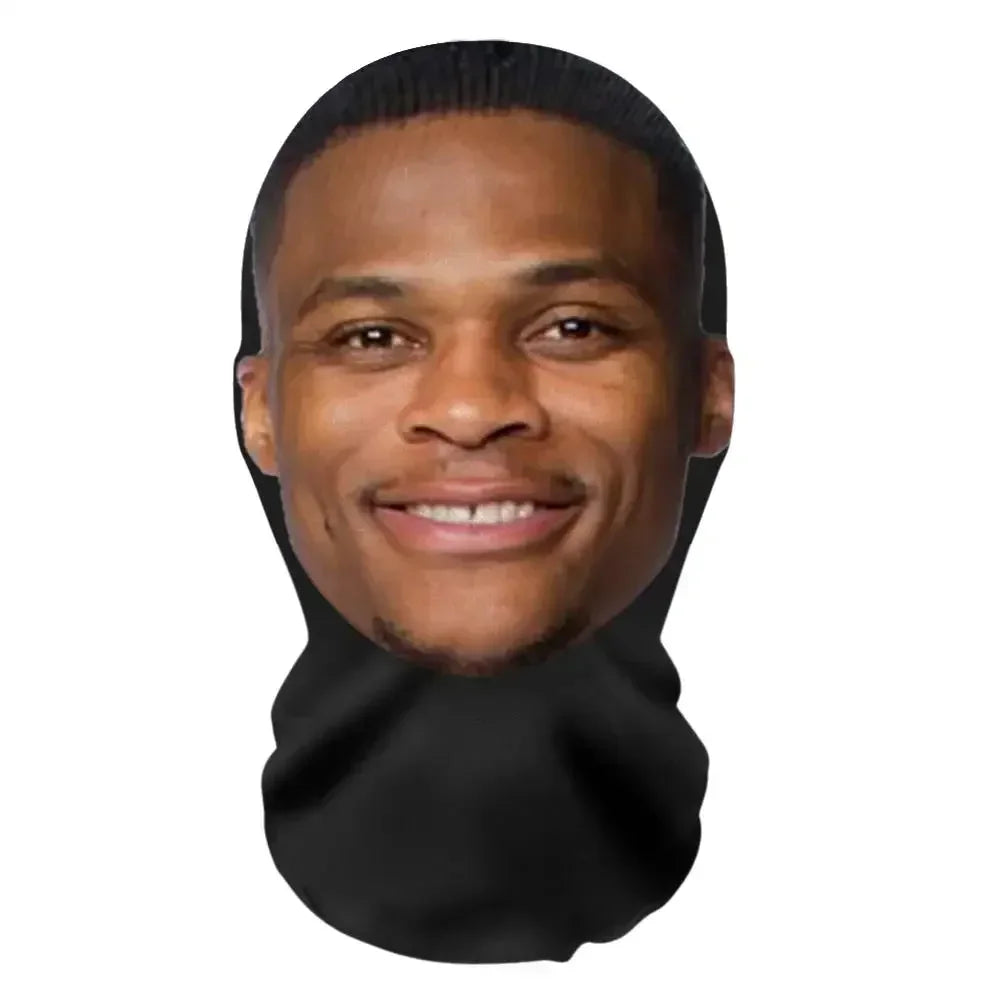 Creative 3D Face Show Spoof Trick Hood Full Face 3D Mask Party Mask Amagi