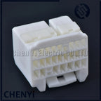 2 sets 24 Pin female auto electrical housing plug plastic wiring harness unsealed connector 353029-1 11476