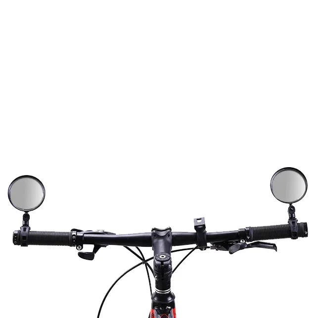 Bicycle Round Auxiliary Mirrors 360 Degree Adjustable Wide Angle Rearview Mirror Handlebar Mount Bike Convex Mirror S/L Amagi
