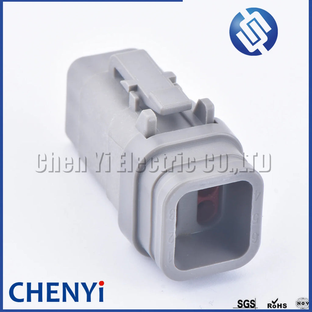 6 Pin DTM Auto Waterproof Wire Connector Grey Socket Plug DTM06-6S-E007 DTM06-6S DTM04-6P ATM06-6S ATM04-6P For Deutsch