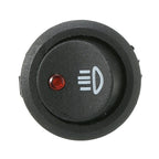 1 PC 23mm Car On  Off Rocker Switch Round 12V Red Led  Fog Light Lamp Symbol Car Van Truck  ABS Plastic Fog Light Switch