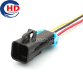 4 Pin Connector Series Waterproof Male Connector Cable Plug Motorcycle Electrical Harnesses Wiring Harness 12160825