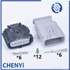 6 Pin Automotive Accelerator Pedal Connector MAF Reversing Radar 12831 6189-7100 For Toyota Subaru Mazda Nissan