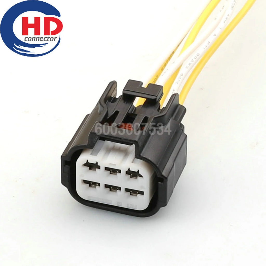 6 Pin Automobile waterproof connector Headlamp fog lamp plug 6189-7535 6185-5302 For Chevrolet Sail Chang'an Auchan CS55 CS75
