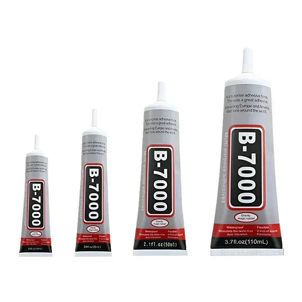 B-7000 Glue 15/25/50/110ML Transparent Phone Screen Repair Glue Universal Glass Plastic DIY Adhesive with Precise Applicator