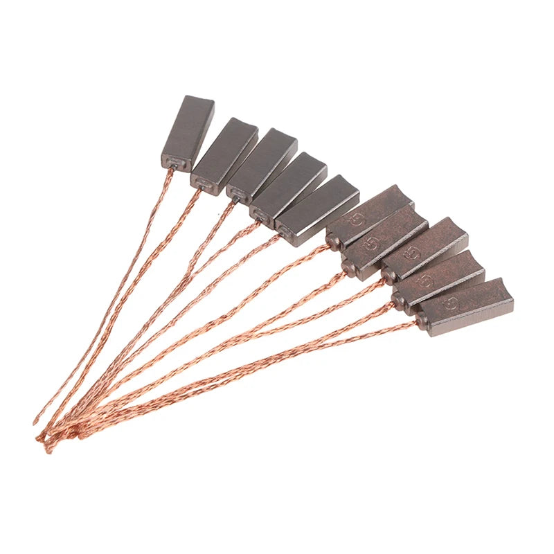 10pcs 4*6*17mm Electric Car Vehicle Generator Regulator Carbon Brushs for New Jetta Santana Alternator Tools