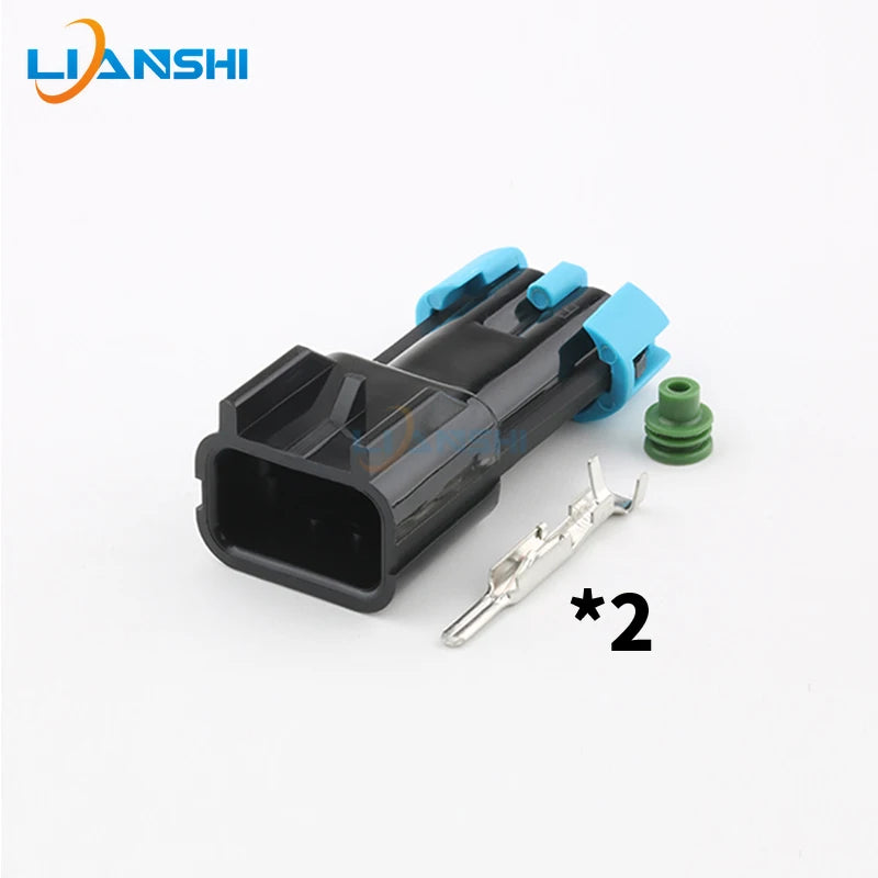 15300002 applies to car fan plug 15300027 wiring harness modified 2pin male/female connector terminal DJ7025W-2.8-11/21