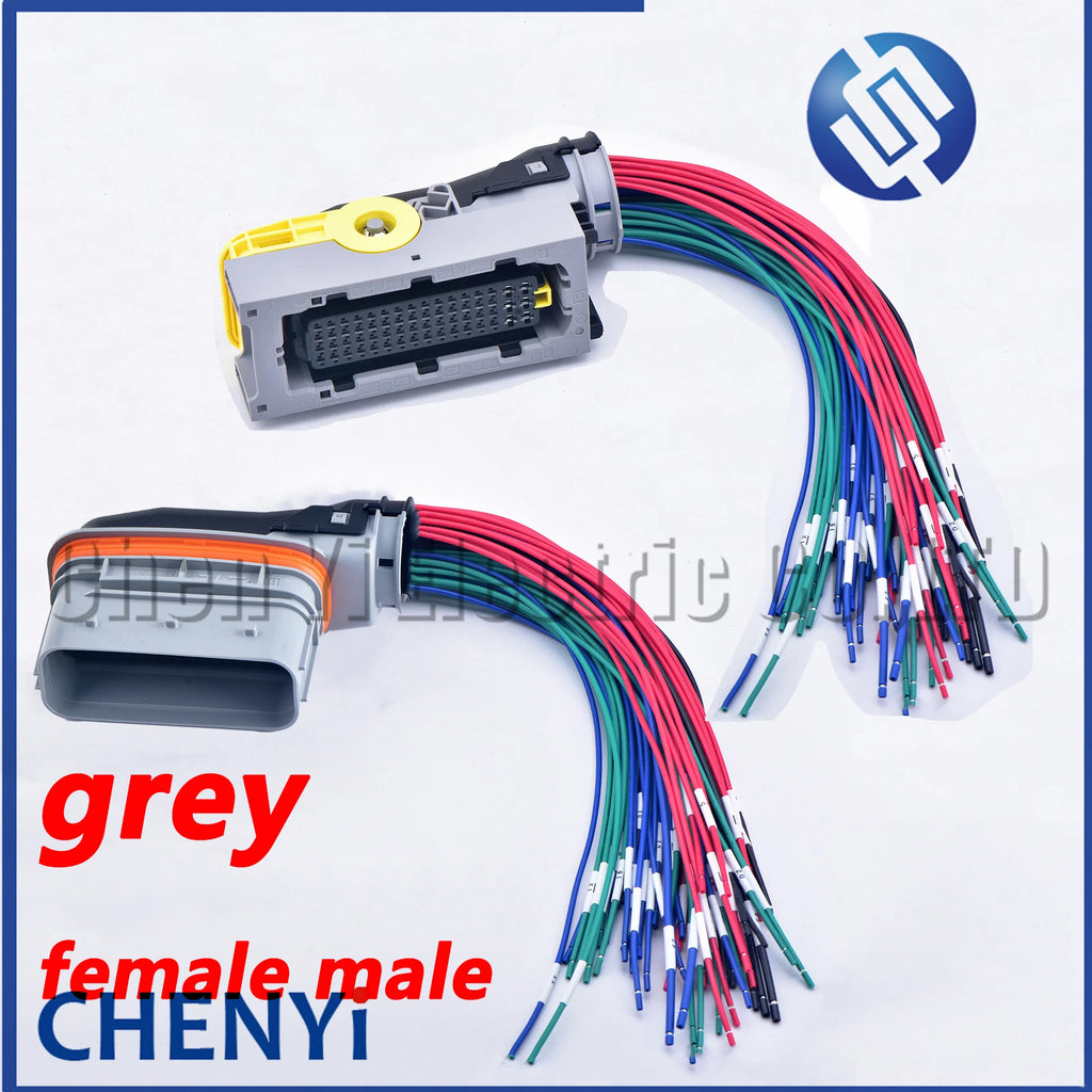 62 Pin Automotive Waterproof 30cm Wire Harness connector ECU DCU Computer board Plug 1-1418883-1 2-1418883-1 For Volvo CUMMINS