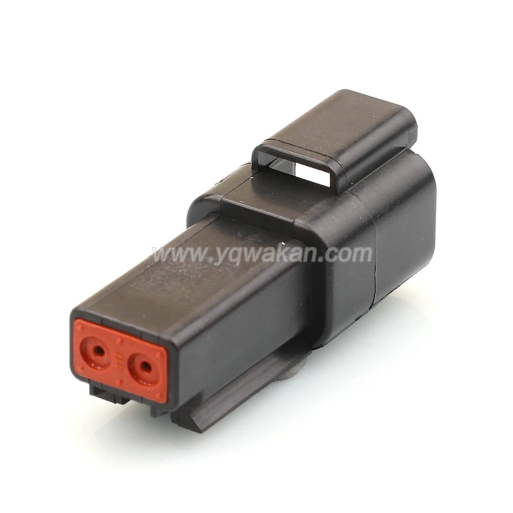 2-PIN Automotive Waterproof Sockets Car 1.6mm Male Female Wiring Harness Connector with Wires Black DT04-2P-E004 DT06-2S-P012