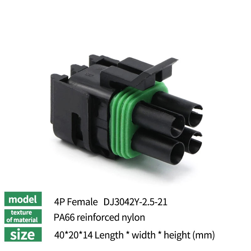 2.5 Series Automotive Waterproof Connector 1/2/3/4/6Pin Male And Female Plugs Haltech MAP TPS Wire Connector For GM