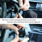 Car Phone Black Holder Sticky BaseBendable Design Can Be Adapted To A Variety of CurvatureSoft Rubber MaterialBall Head17mm