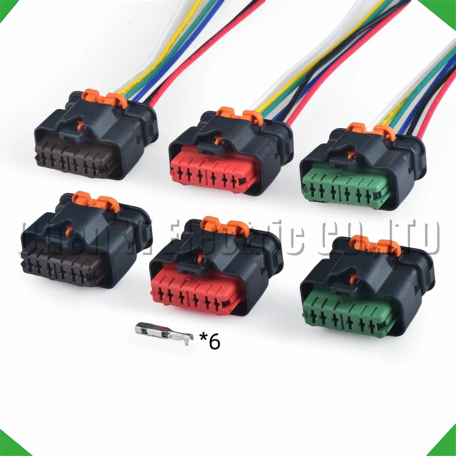 6-pin auto connector connector connectors ignition throttle peugeot citroen ignition