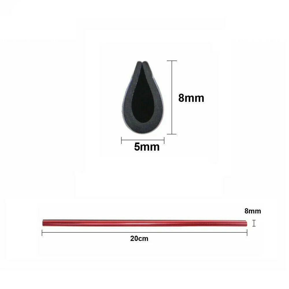 10Pcs Car Interior Air Conditioner Outlet Decoration Stripes  Car Air Conditioning Outlet U Style Decoration Strip Accessories