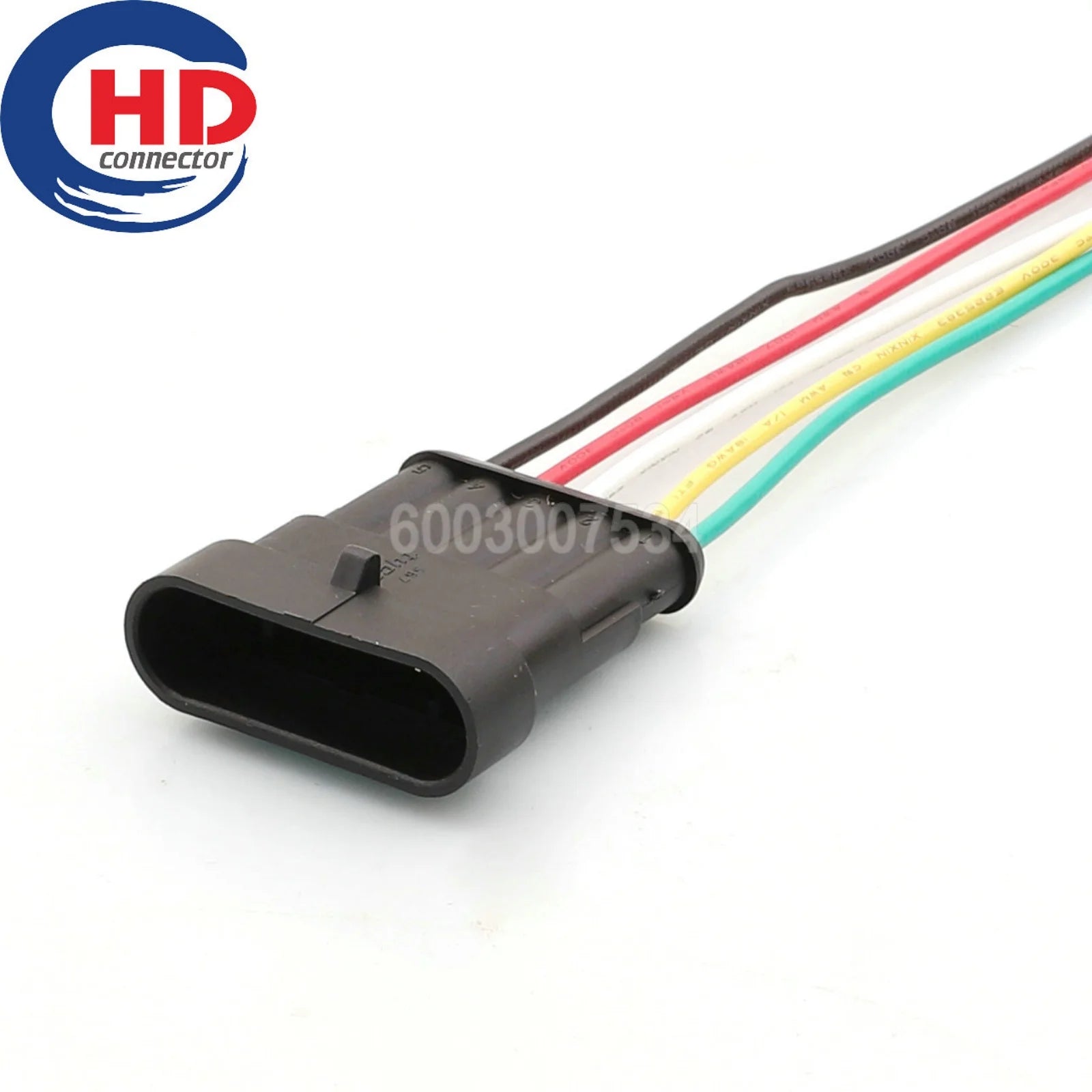 5 PIN Waterproof Electrical Auto 1.8mm Male Female Connector Plug with Wire Cable Harness for Car Motorcycle 282107-1 282089-1
