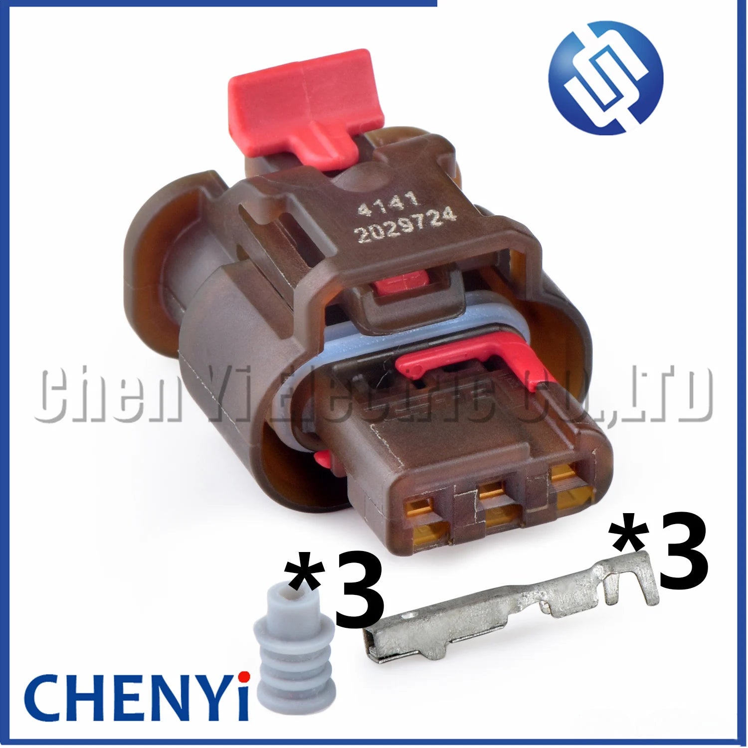 3 Pin Auto Parking Sensor Connector cam Crankshaft position Reverse radar sensor plug 1488991-1 1488991-2 1488991-5 1488991-6