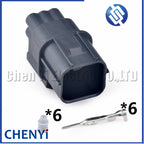6 Pin waterproof connector HV 040 Engine oxygen sensor Wire Harness plug 6188-4908 6189-7040 For Honda ACURA CDX RDX MDX ZDX