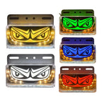 1PC Bright Side Marker Lights Truck Light Driving Safety 24V LED Truck Light Devil's Eye Tail Light Turn Signal Clearance Lamp