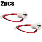 1-5pcs 2-Pin Type-C Connector with Female Socket Fast Charging Jack Waterproof USB Charging Port USB-C Charger Plug and Socket