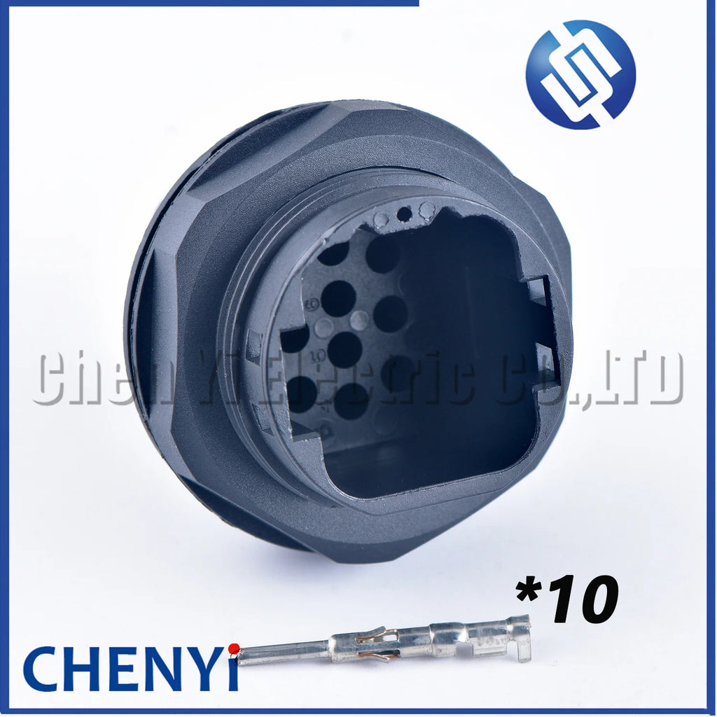 10 Pin Male or Female Waterproof Automobile Connector Electronic Plug 132010-001 132010-000 With Pins