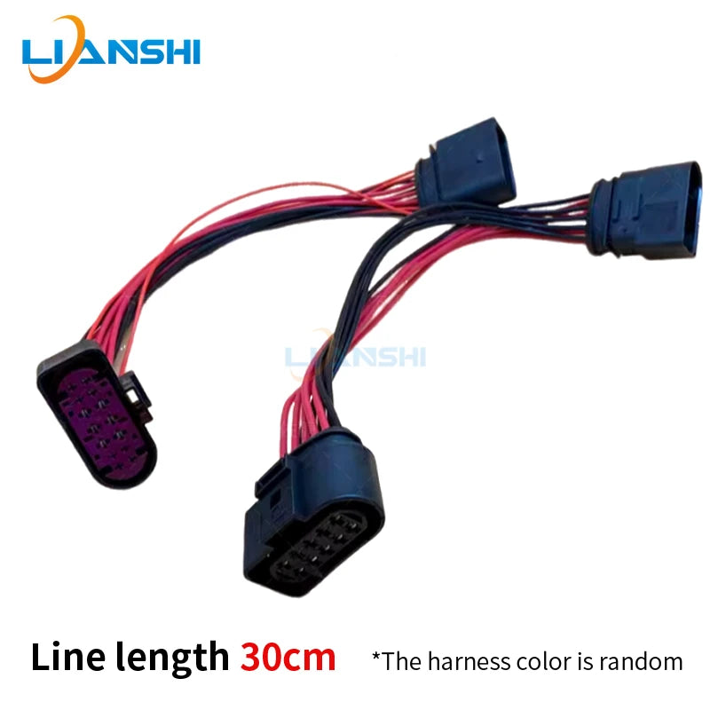 For Audi A3 A4 A6L Q3 Q5 Q7 automotive Xenon headlight assembly plug socket extension harness