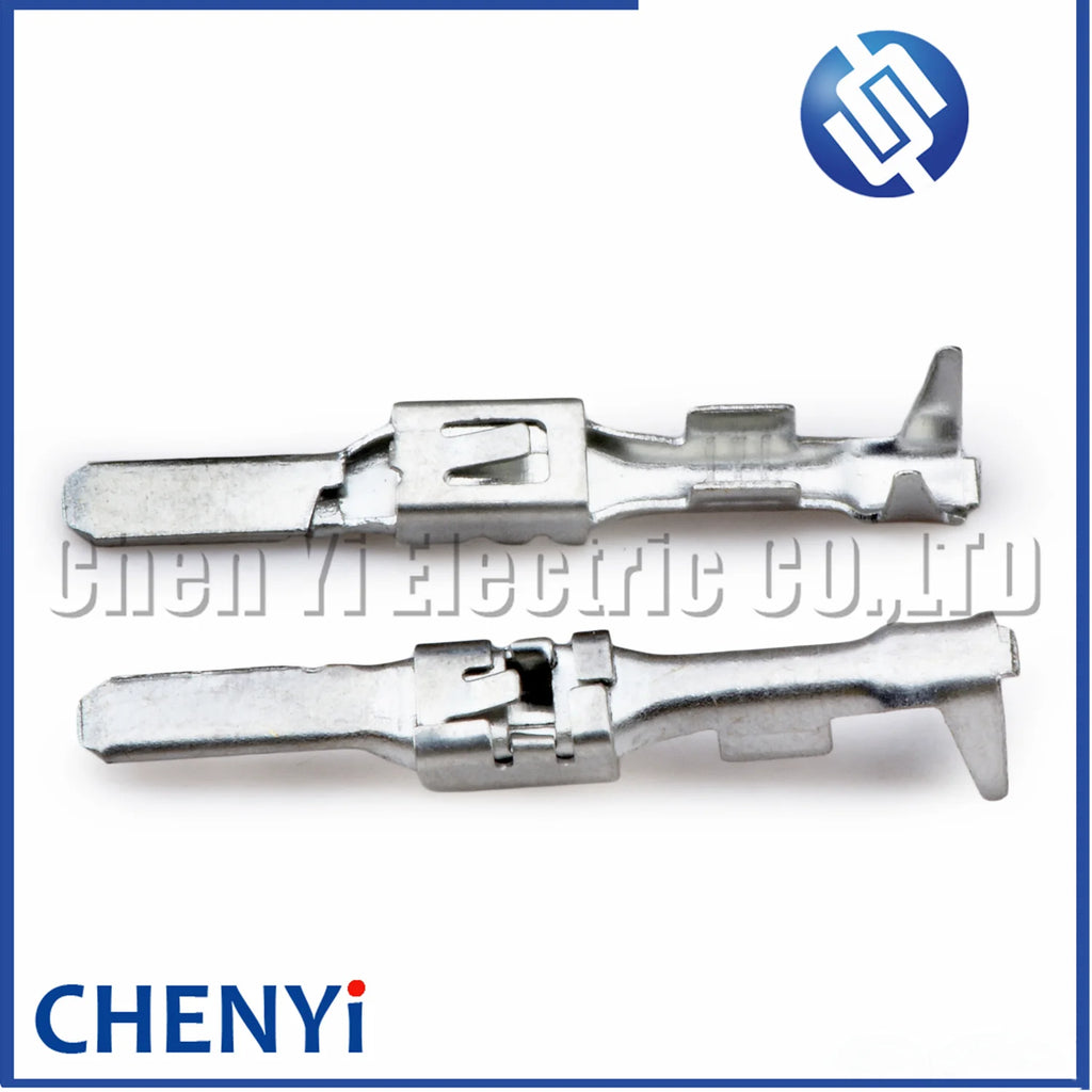 50 Pcs 2.8mm series male loose Pin unsealed Wire Crimp Brass tin plating terminals 962883-1