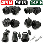 AMP/TE CPC Circular Connector – 4/9/14 Pin, 182919-1 / 206153-1 / 182647-1, Plug with Pins for SMEMA & Automotive Sensor