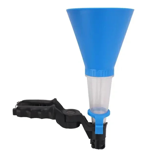 Car Engine Oil Funnel Universal Fuel Add Funnel Tools Adjustable Gasoline Special Funnel Non-leakage Design amagi