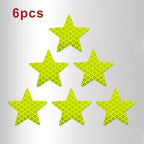 10pcs High Intensity Grade Reflective Safety Warning Tapes Stickers Self-Adhesive For Car Truck Motorcycle Bike Camper Helmet