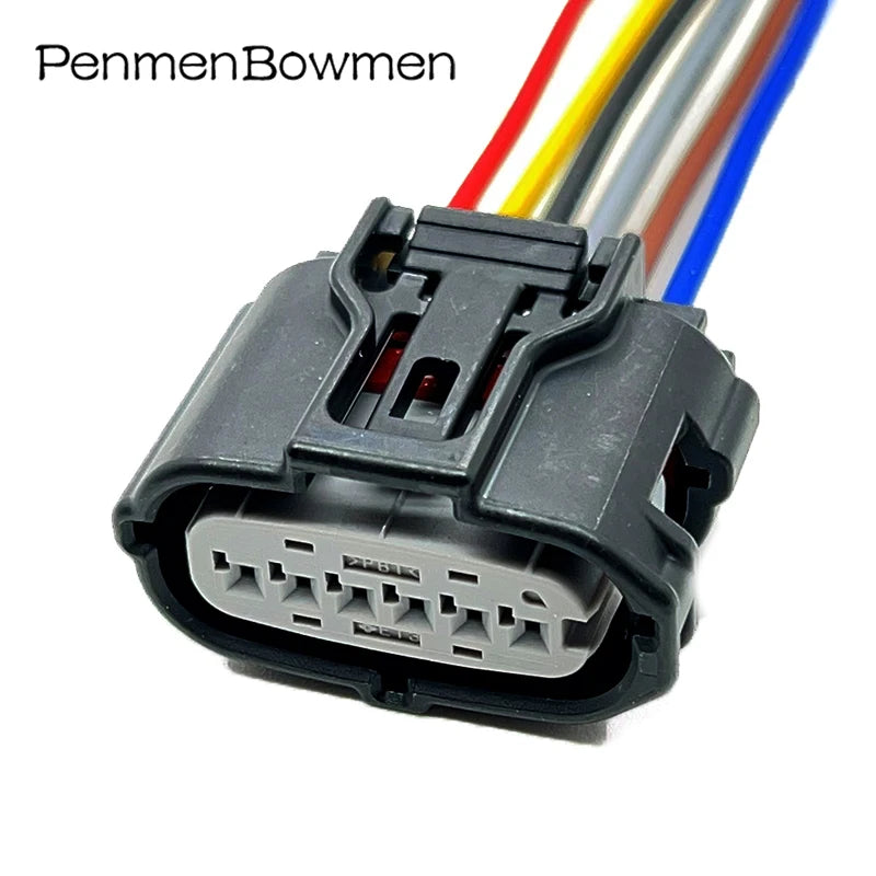 1 Set 6 Pin Auto Accelerator Pedal MAF Reversing Radar Electrical Connectors Wire Harness Plug For Toyota Subaru Mazda 6189-7100