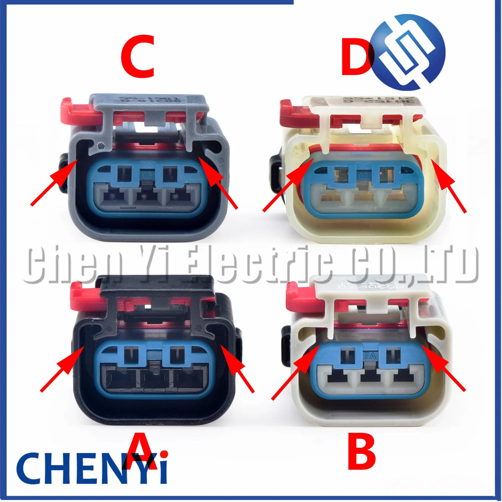 3 Pin Automotive waterproof connector sensor harness plug 54200311 54200308 54200309 54200310 13849913 For Jeep Chrysler Cummins
