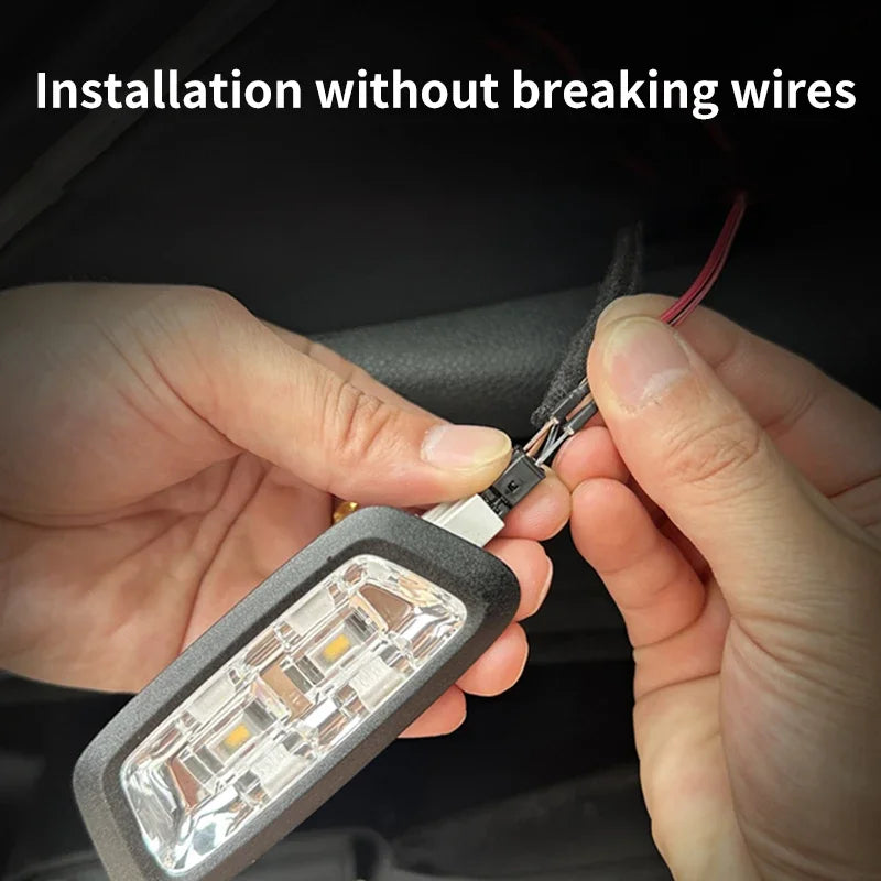Car High Brightness Trunk Lighting Ambient Light Interior Decoration LED Wiring Free Automatic Sensing Tailgate 2/4M Strip Amagi