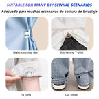 Invisible Leg Shortening Clip, Non-Slip Pants Edge Clip, Quick Fix Hem Clip, Hidden Pants Adjuster, Sewing Accessories Amagi