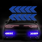 10 Pcs Bike Reflective Bicycle Fender Sticker Car Motorcycle Fluorescent Warning Decor Cycling Luminous Protector New