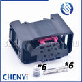 6 Pin Auto connector Air Suspension Ride Height Level Sensor Plug 1-967360-1 968303-1 1-967616-1 8366590 8 366 590