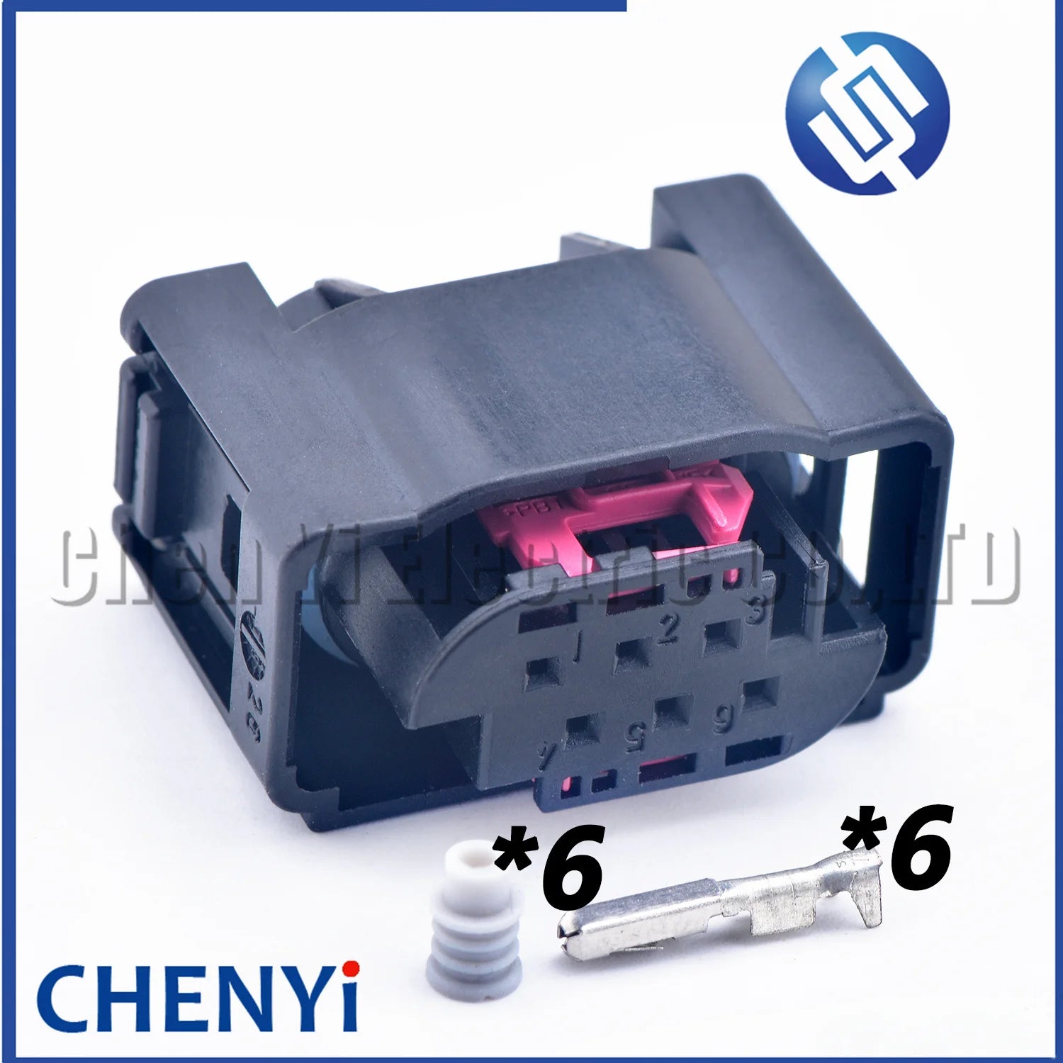 6 Pin Auto connector Air Suspension Ride Height Level Sensor Plug 1-967360-1 968303-1 1-967616-1 8366590 8 366 590