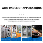 UK207 UK211 UK215 UK407 UK411 UK415 DIN Rail Terminal Block 125A Electrical Junction Box 1 In 2/4/6 Out Distribution Box