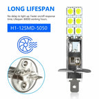 Upgrade 2PC NEW H1 6000K Super White 55W LED Headlight Bulbs Kit Fog Driving Light Voiture Wholesale Quick Delivery CSV Amagi