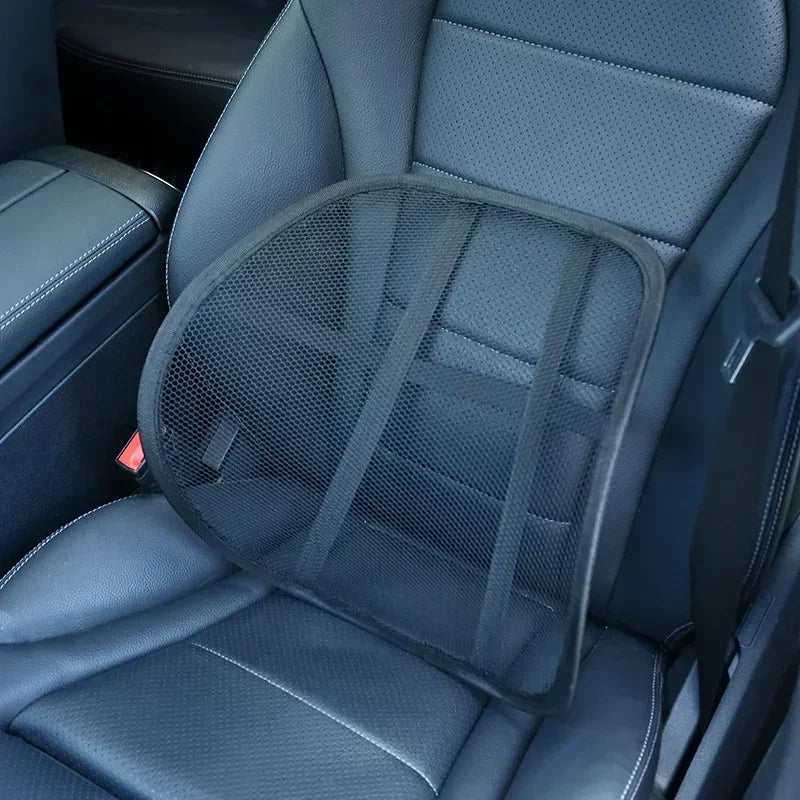 Car Seat Office Chair Massage Back Lumbar Support Mesh Ventilate Cushion Pad Black Mesh Back Lumbar Cushion for Car Driver Amagi