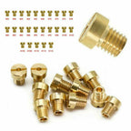 25pcs Carburetor Main Jet 55-115 M6 For Dellorto & For Mikuni 6mm Thread Carburetors Injector Nozzle Main Jet Set