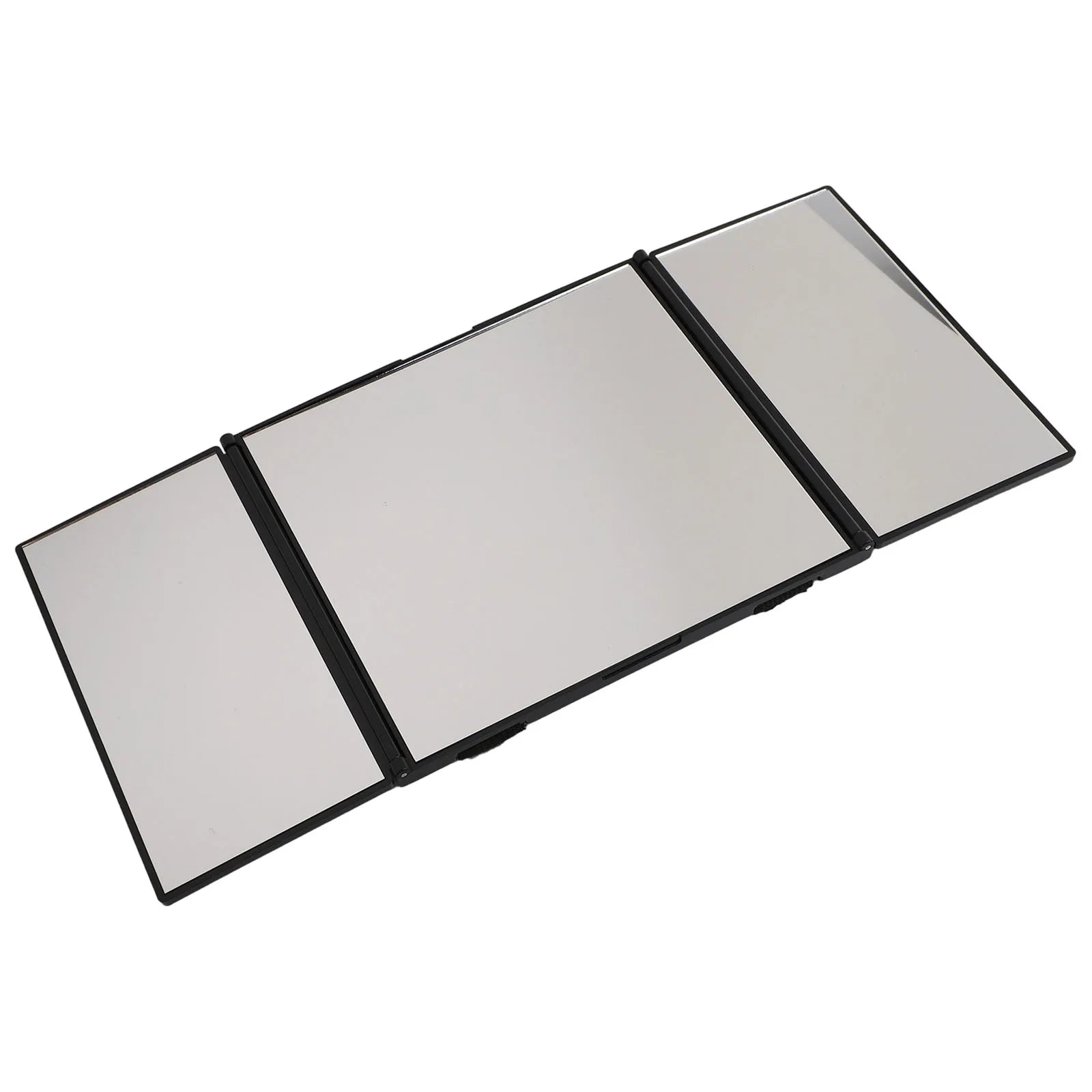 3-Way 360-Degree Folding Mirror For Haircuts Shaving & Makeup Convenience Foldable Car Cosmetic Mirror  Large Screen