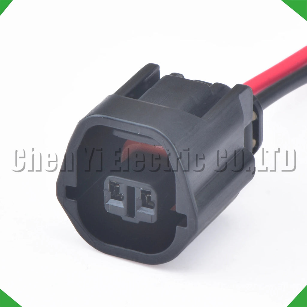 2 Pin automobile waterproof reversing radar probe sensor connector Wire harness plug 72...