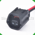 2 Pin automobile waterproof reversing radar probe sensor connector Wire harness plug 72...
