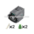 2PIN Auto Electrical Sensor Plug Waterproof Automotive 2mm Connector For Lexus Toyota Solenoid 7282-8120-40 7283-7526-40