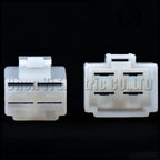 4 Pin 6.3 mm series male or female Automotive connector Motorcycle harness plug With pins