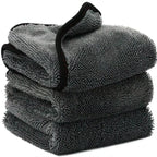 Car Wash Towel 1200gsm Microfiber Double-Sided Ultra Absorbent Car Wash Cloth Cleaning Drying Towel Washing Accessories Amagi