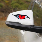 3D Reflective Eyes Stickers for Motorcycle Scooter Windshield Auto Decorative Night Light Safety Front Car Stickers Waterproof