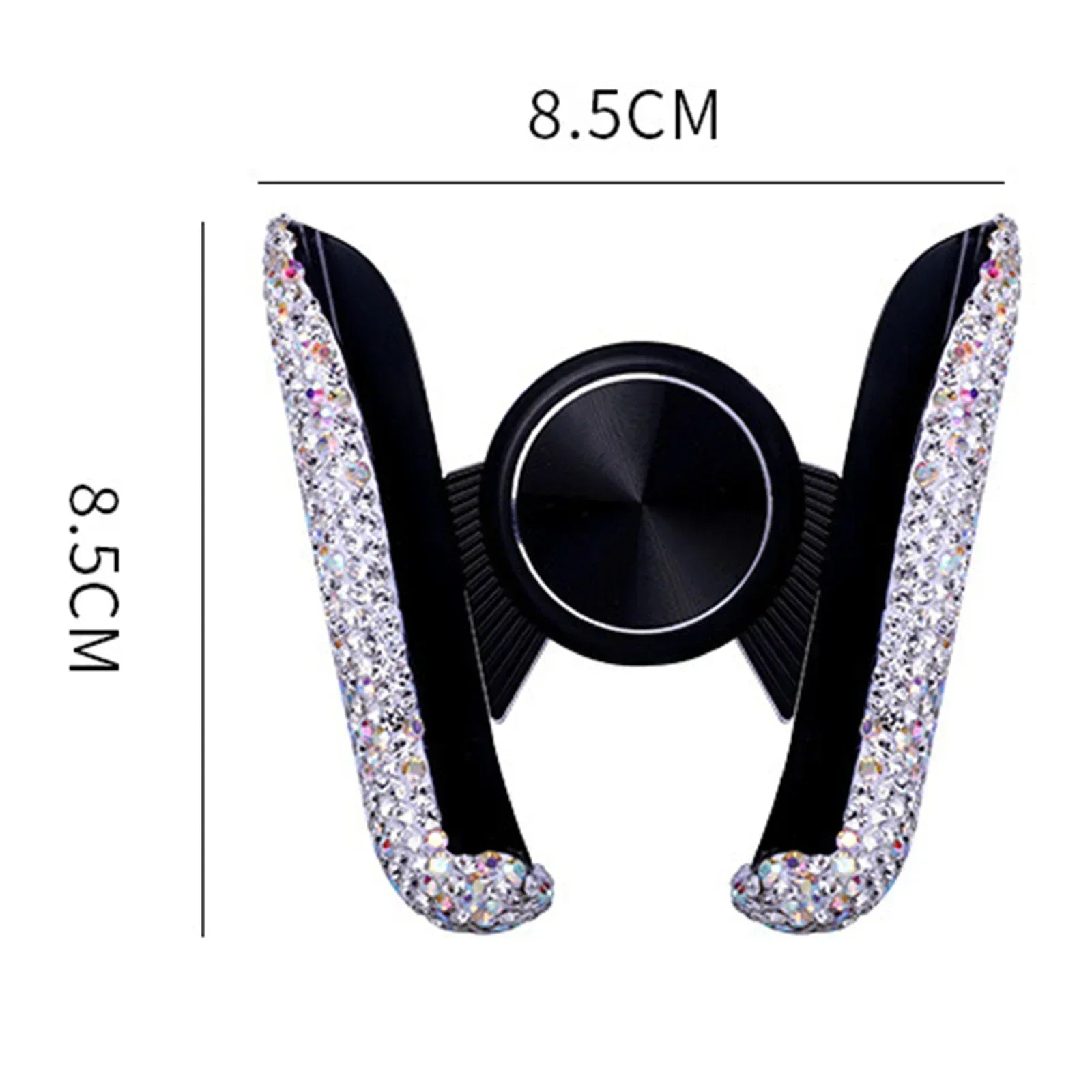 Car Phone Holder Women Diamond Crystal Car Air Vent Mount Clip Mobile Phone Holder Stand in Car Bracket Interior Amagi