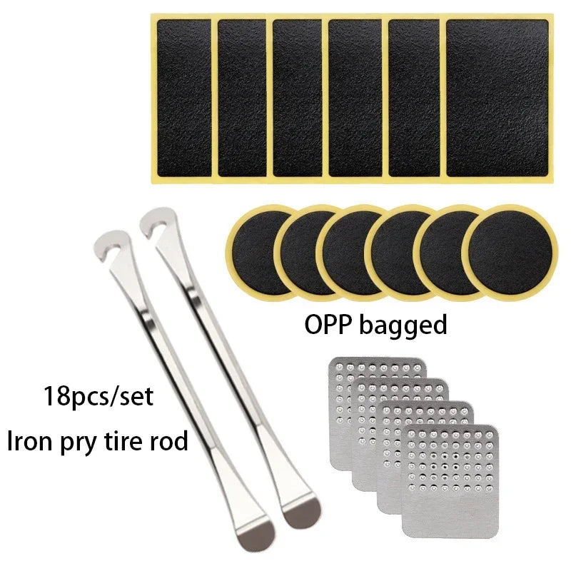 Quick-Fix Glue-Free Bicycle Tire Repair Patche 1/30/50pcs Durable Protection for Mountain Road Bikes with Easy Application amagi